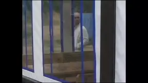 Two beauties fuck one lucky guy in a hot threesome