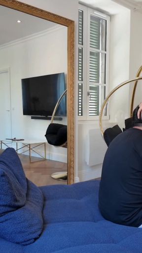 Memorable moment from &quot;Hot Hungarian neighbor takes the risk of fucking me in her living room, despite the presence of her&quot;
