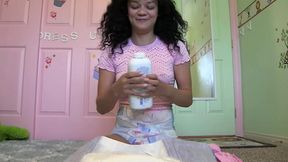 kiki cali diaper girl also diapers you and cum