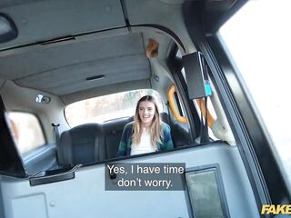 Fake Taxi Excited art student likes taking a masssive penis in her butt