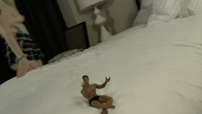 Skye Stone Dominates Shrunken Ex-Boyfriend (SD 720p WMV)