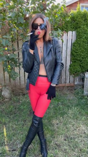 Outdoor leather