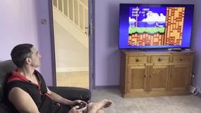 Film: glued to playing sonic the Hedgehog. But I wanted sex!
