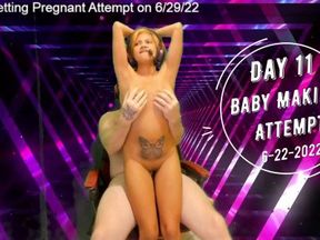 Day 11 Housewife Breeding Attempt - SexyGamingCouple