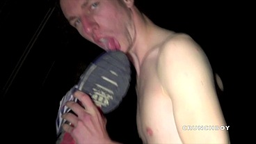 First gay experience for this sexy straight boy curious