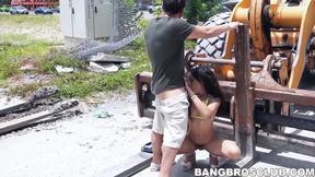 ”Tantalizing mature hoe Holly Hendrix goes crazy outdoor”