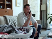 Stepdad Helps Stepson Cum When Bedridden From Accident - Trevor Harris, Pierce Paris - Disruptive