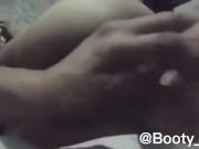 Depress and Lonely Big Booty Teen Can't take a 8 inches Fat Dildo Cock on his Tight Asshole!