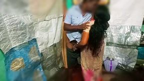 Village student with Indian aunty sex hardcore