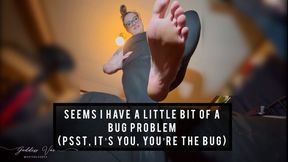 Giantess Spots a Bug Problem: YOU