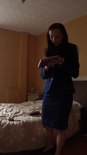 Estate agent takes a dip fully clothed