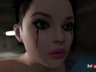 Taryn’s Ashfall hunt — raw sex in bunker ruins - sloppy oral-sex, perspired cowgirl & hard doggy style