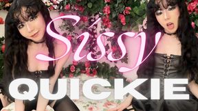 Sissy Anal Orgasm Quickie Training: SPH & Estrogen Encouragement