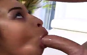 Ebony harlot ava sanchez sucks and fucks white guy