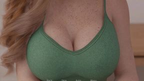 Stepsister is surprised to see my cock