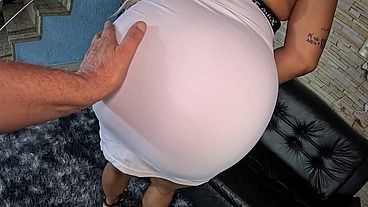 Metendo o ferro no rabo da baiana rabuda - Jade Valentte