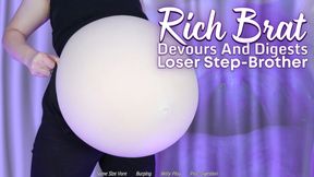 Rich Brat Devours And Digests Loser Step-Brother - HD - The Goddess Clue, Evil CEO Step-Sister Destroys Your Life, Absorbed Your Fiancé Into Belly Fat