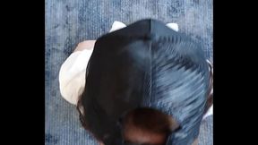 BTS - Candie Cross&rsquo_s Pre-Production Snack: Quick Blowjob and Cum Swallow Behind the Scenes