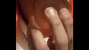 Dialogos sucios de Itzel Lun&aacute_tica 666 mientras chupa su cosolador rosa