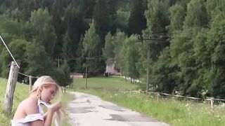 UNLEASH THE BEAST 18YearOld Tirol Temptress UNRAVELS in the Mountains!