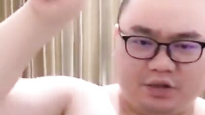 Chubby Asian guys are being naughty at live webcam show