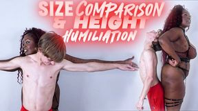 Size Comparison & Height Humiliation with Glamazon Stella (UHD WMV)