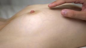 Close-up Nipple Play with a Tight Babe