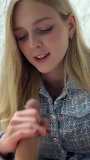 Thrilling moment from "Can you fuck me to spite my boyfriend? A neighbor offered me her pussy"