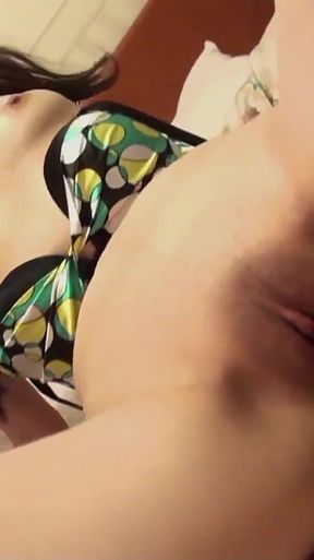 Finally she can fuck and Anna Mibu a Japanese slut with a shaved pussy and brunette wants to enjoy a hard cock