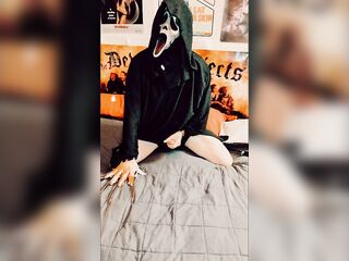 Ghostface Masturbating