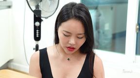 korea - a 22-year-old young wife with completely different skin
