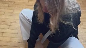 Strong kicking practice on a weak dummy