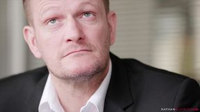 hung ian scott pounds his boss eloa lombard s big butt hard after she catches him watching porn. facial & cum swallow