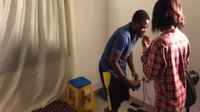 This Happened In University Of Lagos State. A Final Year student 18+ Helped A New First Year student 18+ Fix Her Curtains In Her New Hostel And She Gave Him The Best Sex Of His Life As A Compromise.