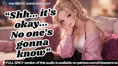 Your Girlfriend Can’t Keep Her Hands Off You During Movie Night With Your Friends [Erotic Audio]