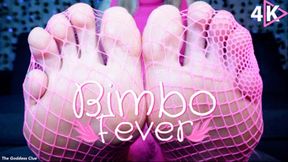 Bimbo Fever - 4K - The Goddess Clue, Fishnet Feet, Bimbofication, Sissification, Stupification and Foot Slave Training