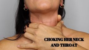 Choking her neck and throat - Mr and Mrs C