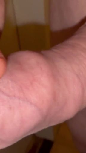 Key moment from "Amazing long uncut foreskin cock with huge cockhead"