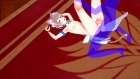 Re Zero Yaoi Felix’s dripping anal creampie ruined twink