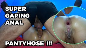 ANAL 260725AHC1 VIOLET NYLON KNEE HIGH PANTYHOSE GAPING MODEL GETS HER ASS CREAMPIED (COMPLETE) + FREE SHOW (HD 1080p MP4)
