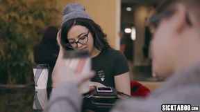 Curious Petite MILF's Dream Leads to Unexpected Encounter with a Mysterious Stranger