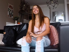 Big Tits Latina Babe Rides Big Cock POV