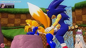 Car Toon In Sonic Sticks His Huge Cock Into Tails Until He Cums Inside (lordcuckness Animation) - Jazziuu
