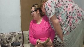 The stepmother blows her nose and spits WMV