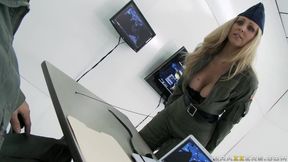 Brazzers - Commander Julia Ann Trains Her Rookie Pilot Johnny Sins