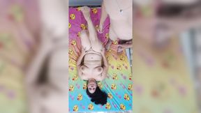 Beautiful Busty Girlfriend Sucking