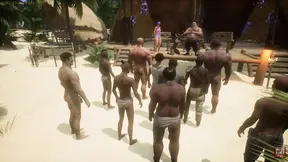 Wild group sex party with creampie gangbang