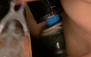 Asian slut tormented in devices