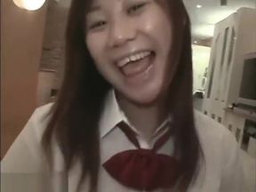 Cute Japanese cutie loses her virginity doing pegging