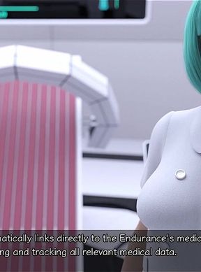 Stranded in Space - Vitiligo Girl Wants Cock in Her Mouth